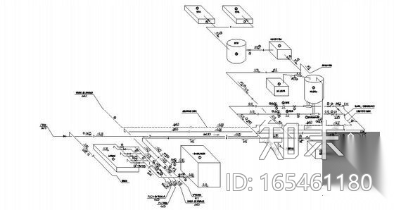 [四川]工业园污水处理厂全套施工图(氧化沟cad施工图下载【ID:165461180】