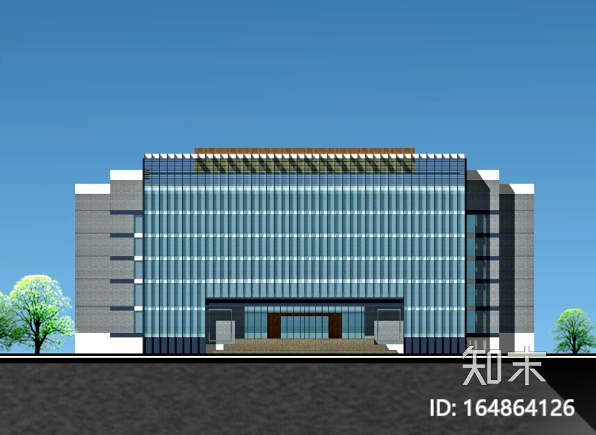 [南京]某大学新古典主义图书馆体育馆建筑设计方案文本（...cad施工图下载【ID:164864126】