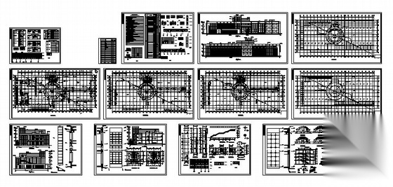 某三层办公楼建筑施工图(带效果图)cad施工图下载【ID:149964152】