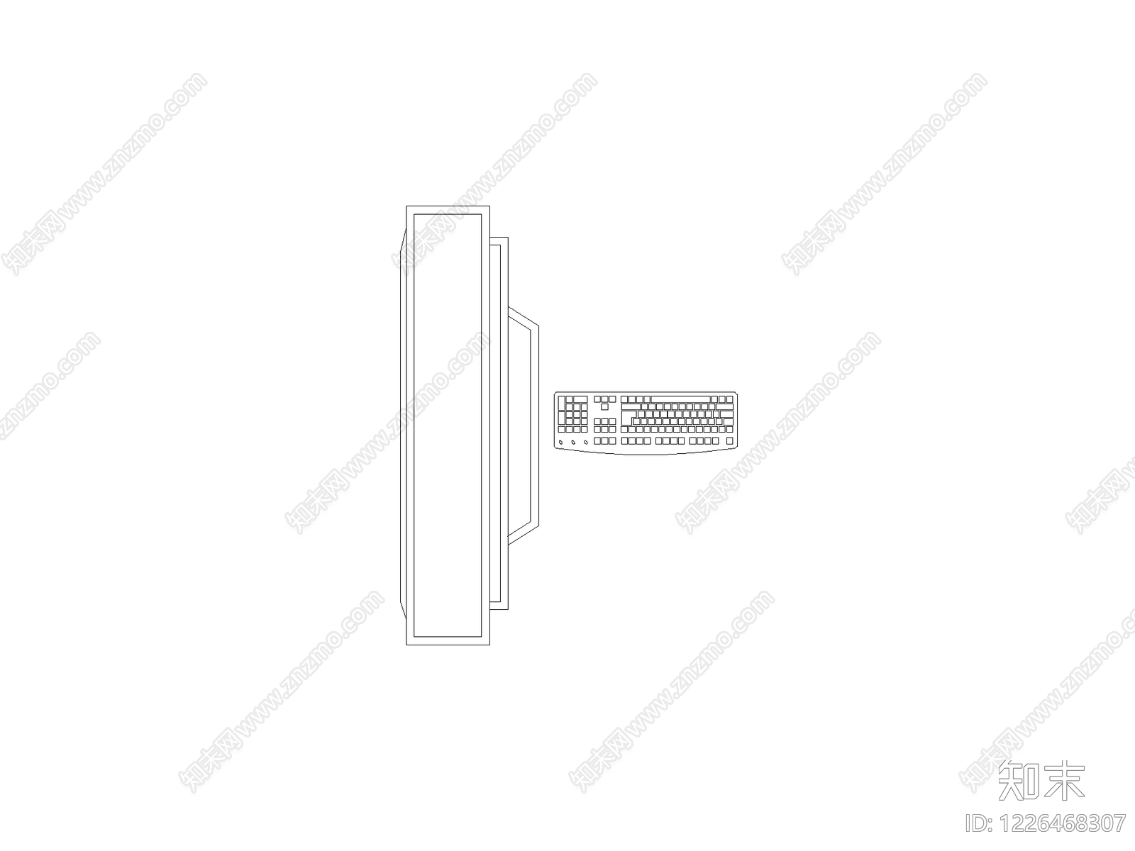 桌子cad施工图下载【ID:1226468307】