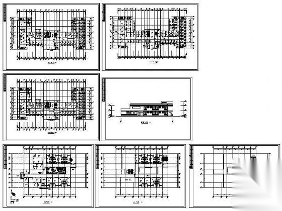 某市二层门诊楼建筑方案设计cad施工图下载【ID:151590114】