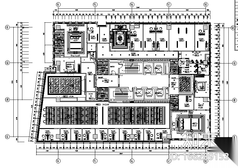 [重庆]现代风格办公空间设计施工图（附效果图+材料表）cad施工图下载【ID:166289153】