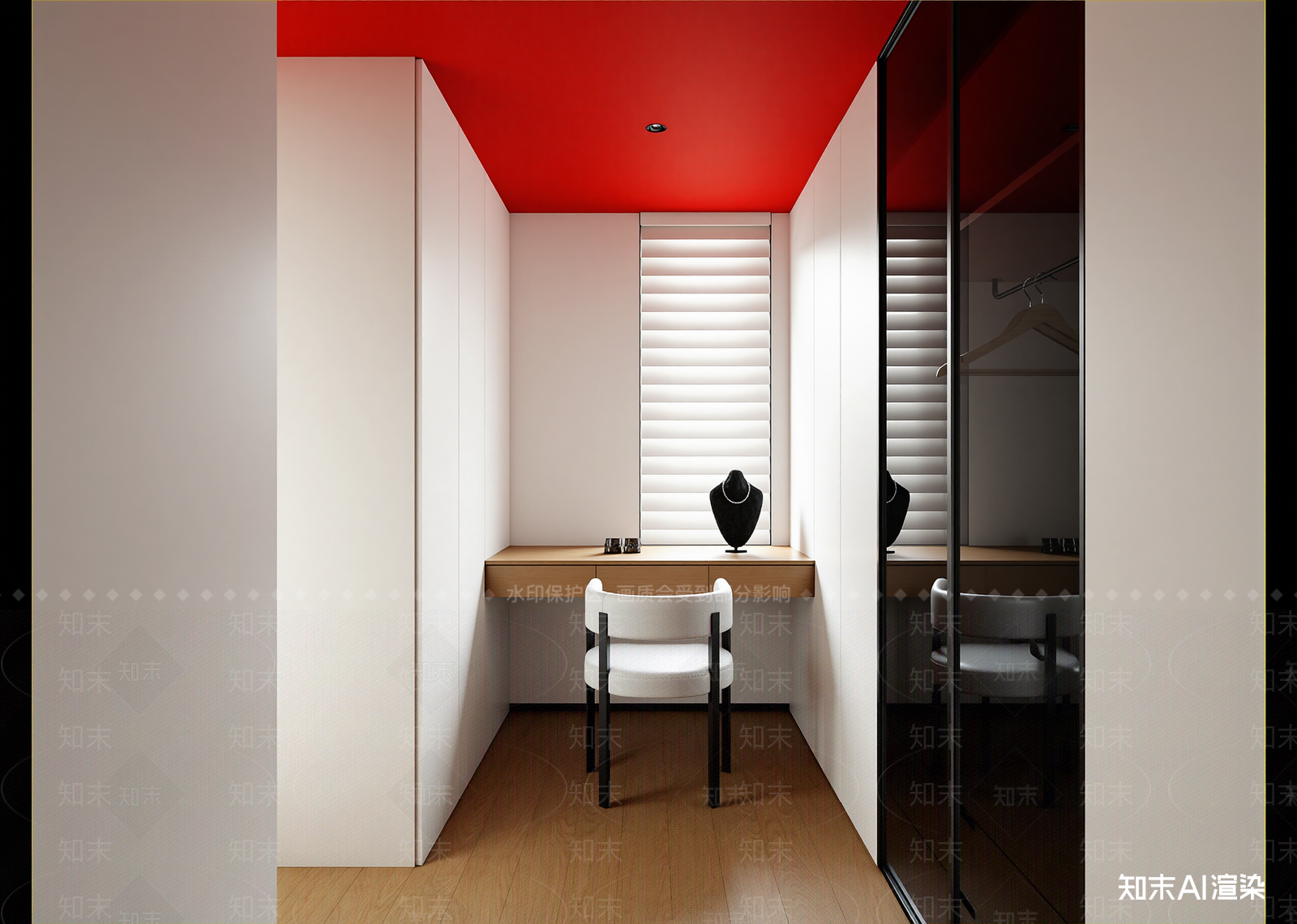 现代衣帽间3D模型下载【ID:1214681557】