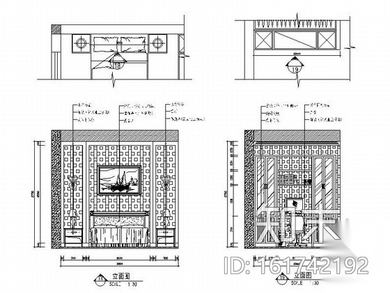 [南京]简欧双层别墅室内装修图cad施工图下载【ID:161742192】