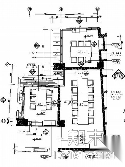 酒店全日餐厅包间施工图施工图下载【ID:161774131】