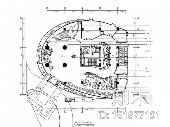 [重庆]首家生态艺术高端智能一体化五星酒店公共区域施...施工图下载【ID:161877191】