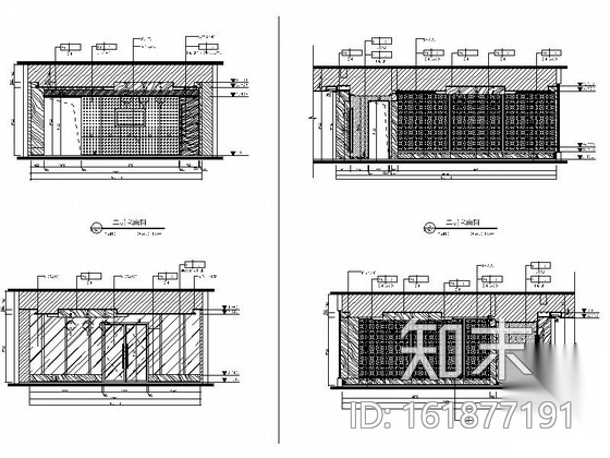 [重庆]首家生态艺术高端智能一体化五星酒店公共区域施...cad施工图下载【ID:161877191】