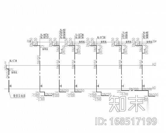 [四川]丙类双层仓库给排水施工图cad施工图下载【ID:168517199】