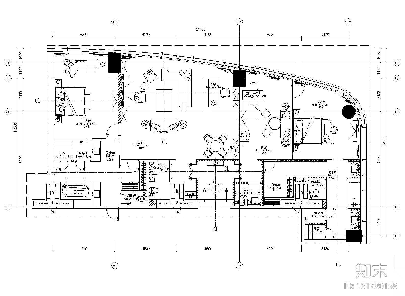 [江苏]杨邦胜-南京江宁金鹰尚美酒店全套施工图+概念方...cad施工图下载【ID:161720158】