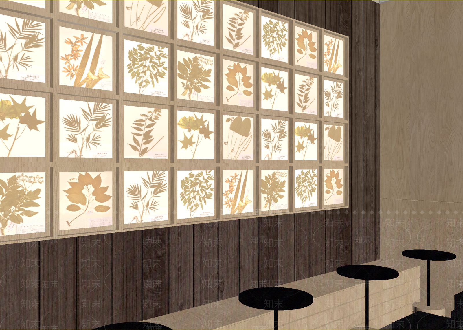 新中式咖啡厅3D模型下载【ID:1214812106】