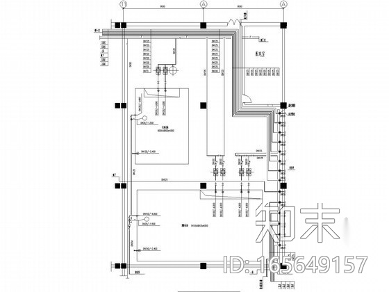 水泵房及水箱等设备房详图cad施工图下载【ID:165649157】