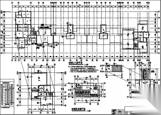 理想家园某十一层住宅楼建筑施工图施工图下载【ID:149886151】