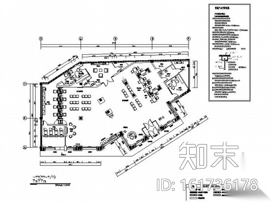 [黑龙江]精品现代风格金融机构室内装修设计施工图cad施工图下载【ID:161736178】