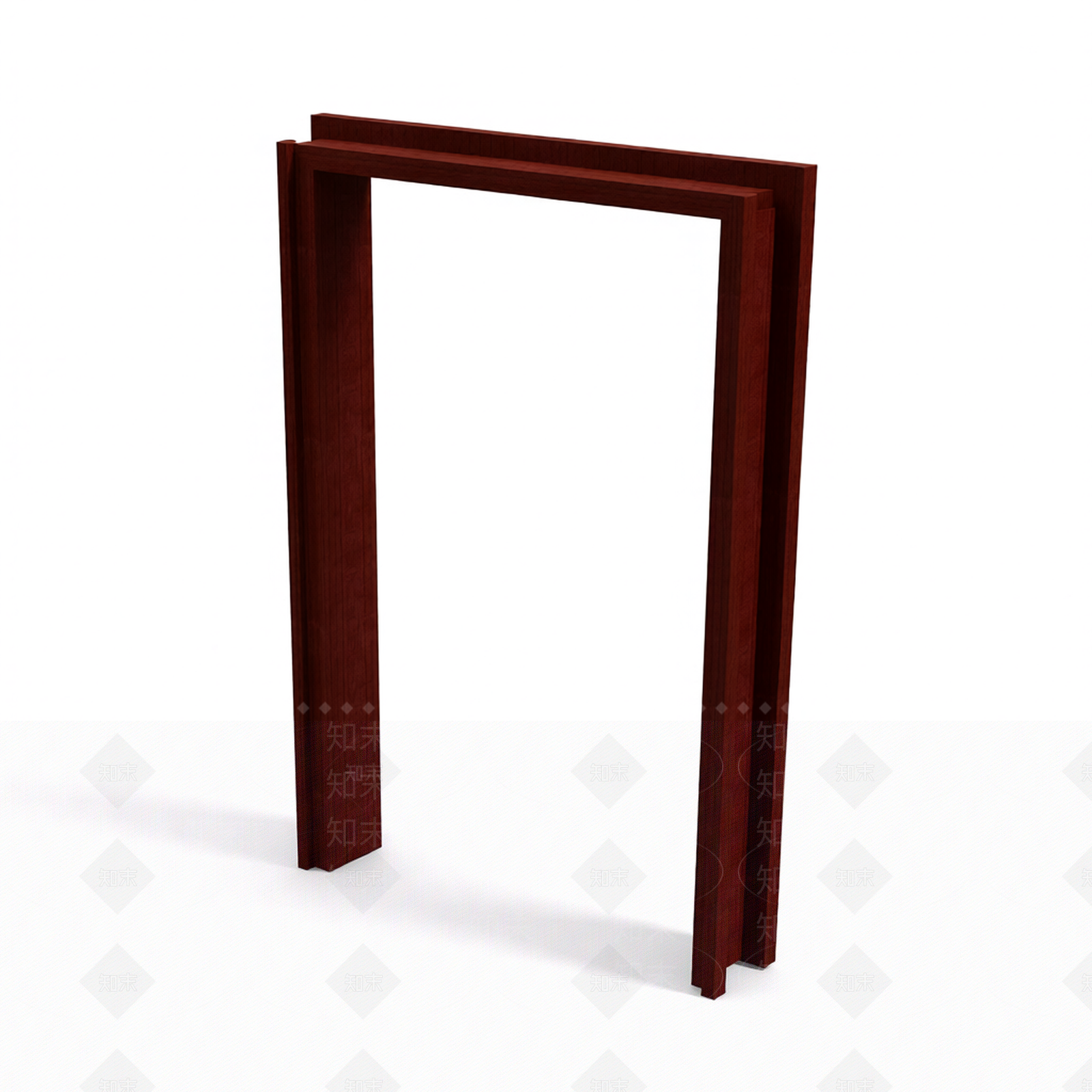 木质门框结构3D模型下载【ID:1206193504】