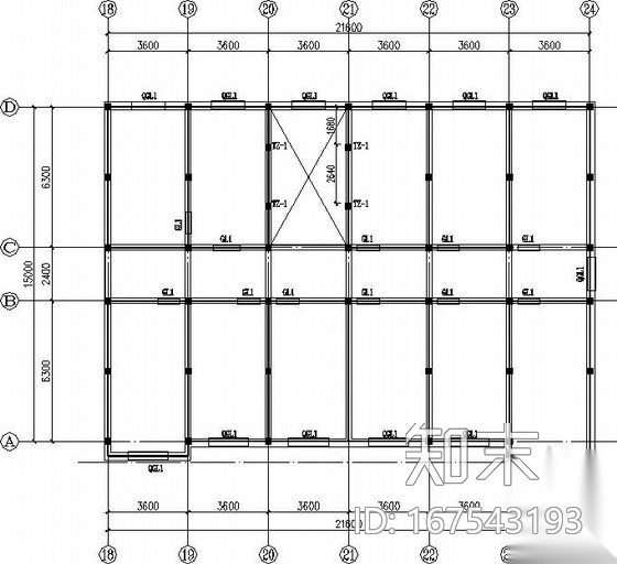 四层砖混宿舍结构施工图(条形基础施工图下载【ID:167543193】