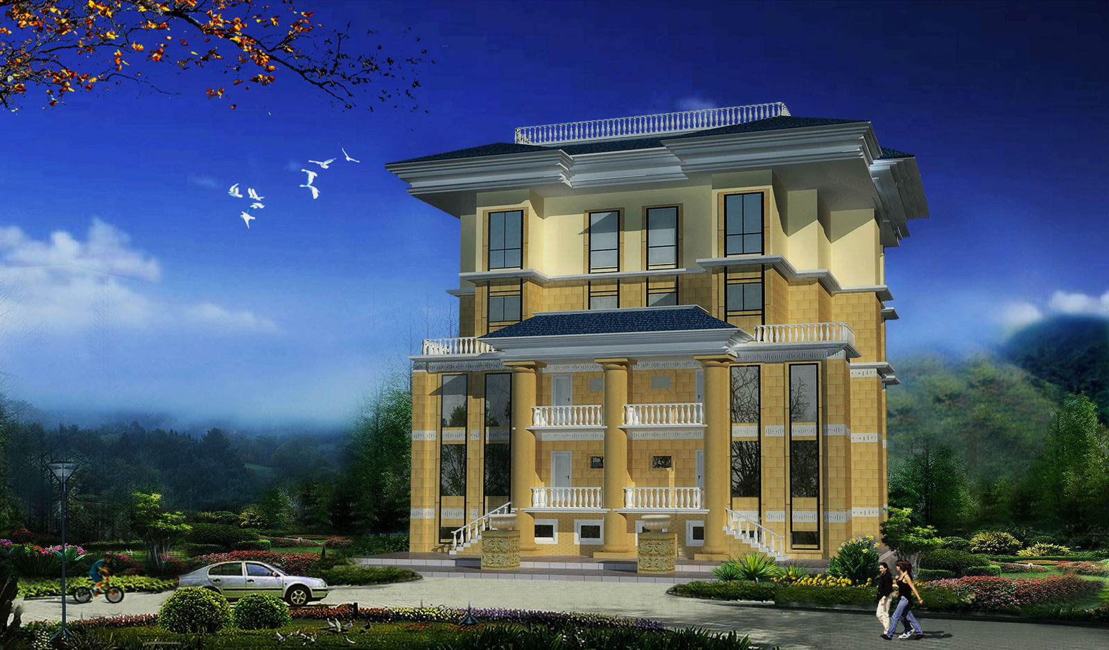 天台寒山路南侧地块住宅项目别墅建筑设计（包含CAD）施工图下载【ID:149870120】