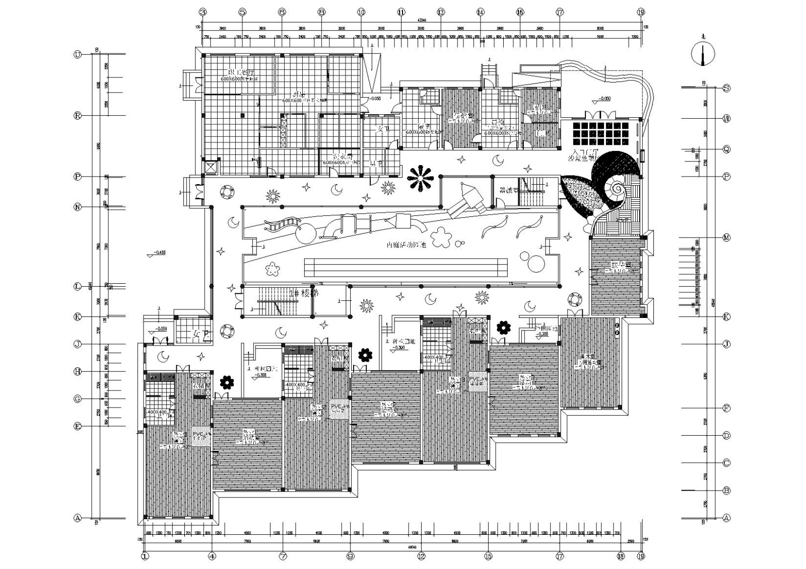 [浙江]集士港镇中心幼儿园施工图+施工拍摄施工图下载【ID:160403158】