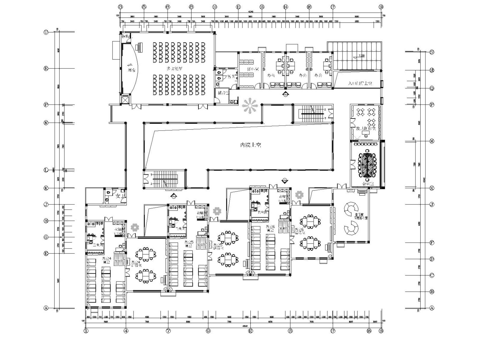 [浙江]集士港镇中心幼儿园施工图+施工拍摄施工图下载【ID:160403158】