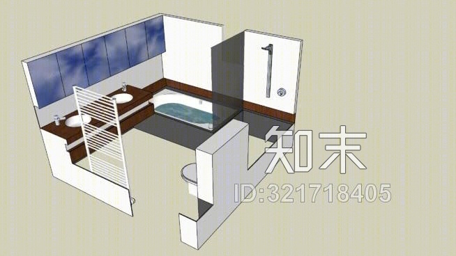 浴室SU模型下载【ID:321718405】