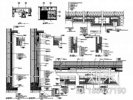 [成都]某广场酒店客房样板间深化施工图施工图下载【ID:168427190】