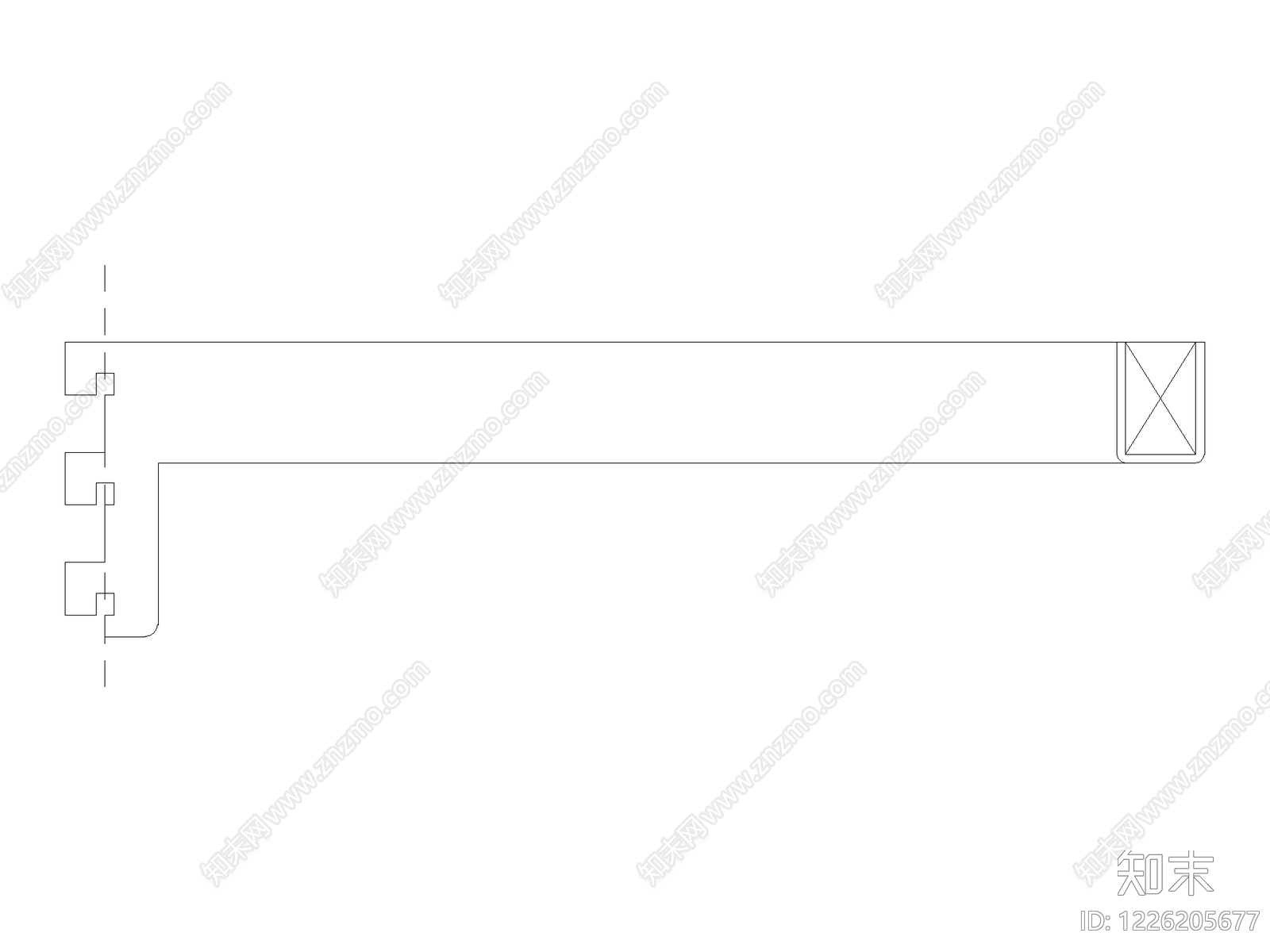 五金管件cad施工图下载【ID:1226205677】