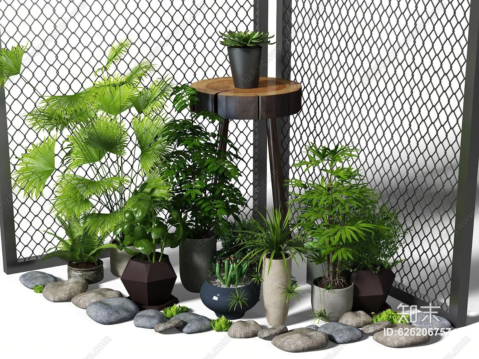 现代景观园艺小品3D模型下载【ID:626206757】