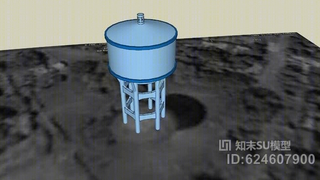 DSP水箱8号SU模型下载【ID:624607900】