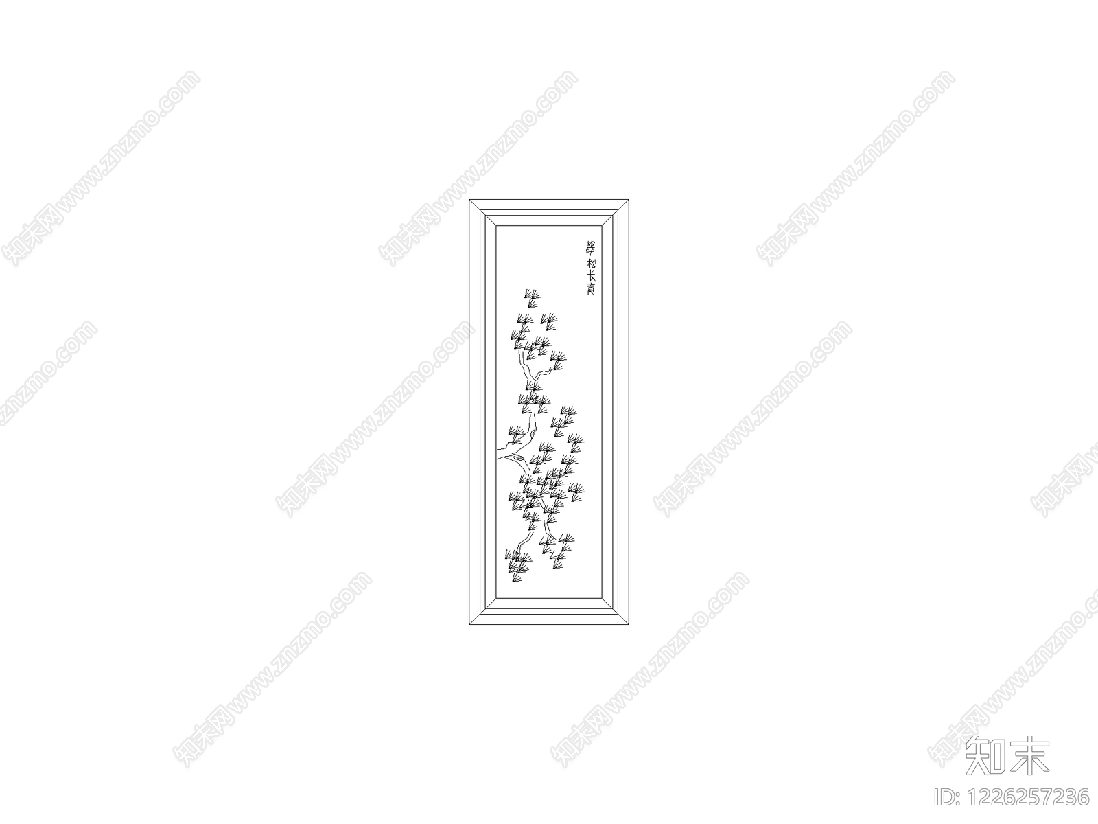挂画CAD图纸