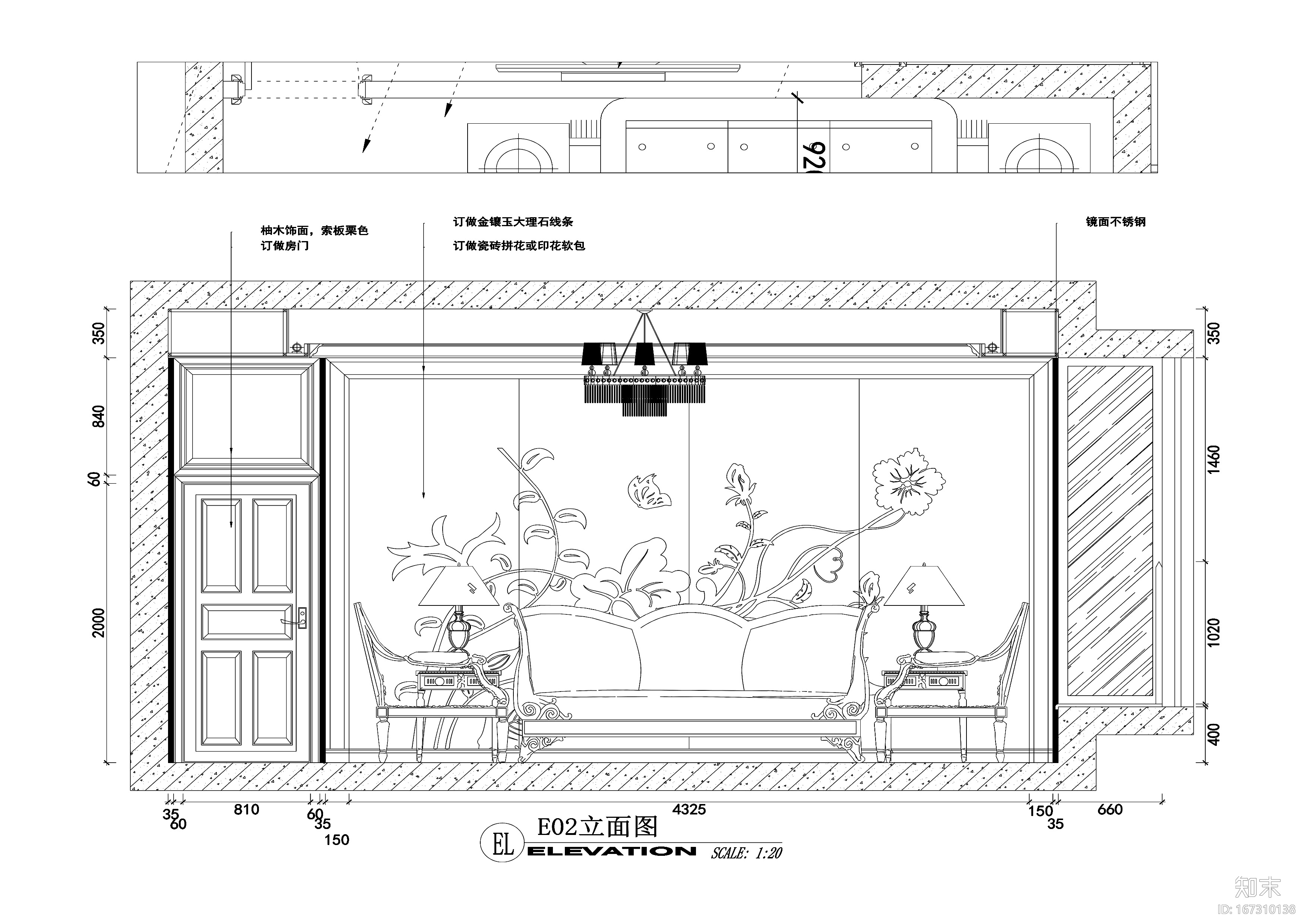 三居室大平层私人住宅装修施工图+效果图施工图下载【ID:167310138】