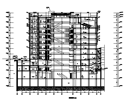 高层商业办公综合体建筑施工图（含节能计算报告书）cad施工图下载【ID:149939103】