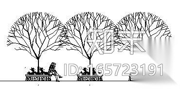 树阵广场和树池详细施工图施工图下载【ID:165723191】