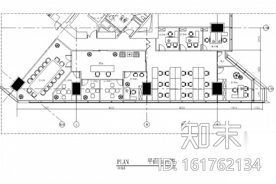 [北京]地标性高层写字楼内办公室施工图施工图下载【ID:161762134】