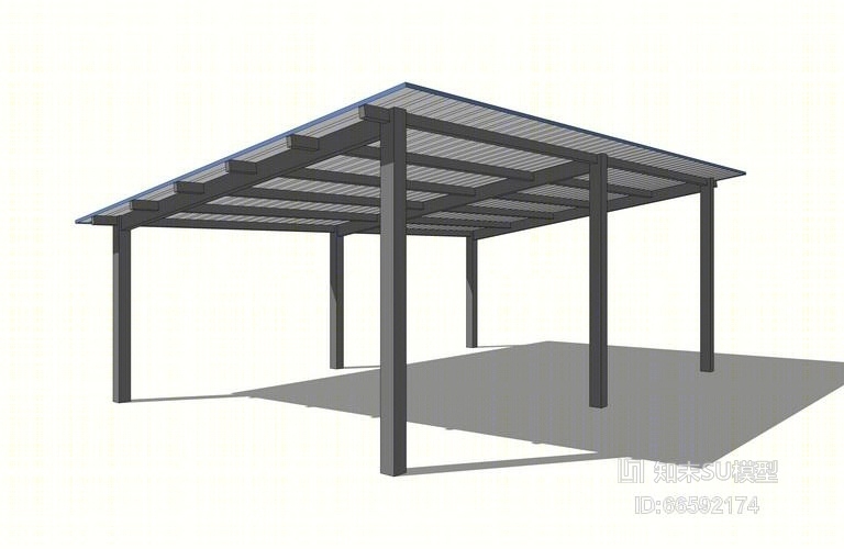 棚架SU模型下载【ID:66592174】