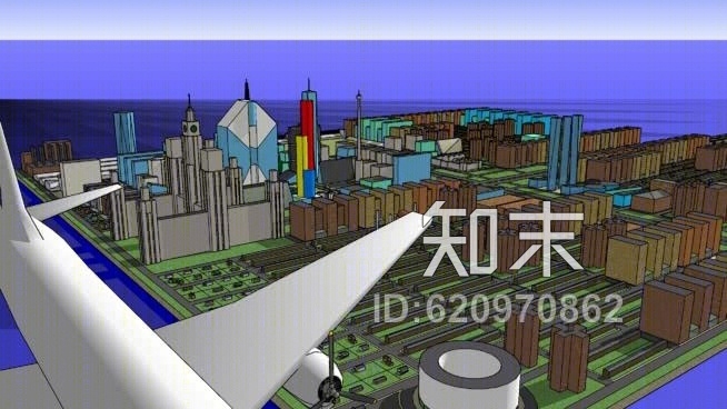 城市的未来SU模型下载【ID:620970862】