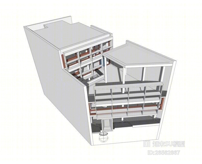 著名建筑大师LC-CURUTCHETSU模型下载【ID:26562667】