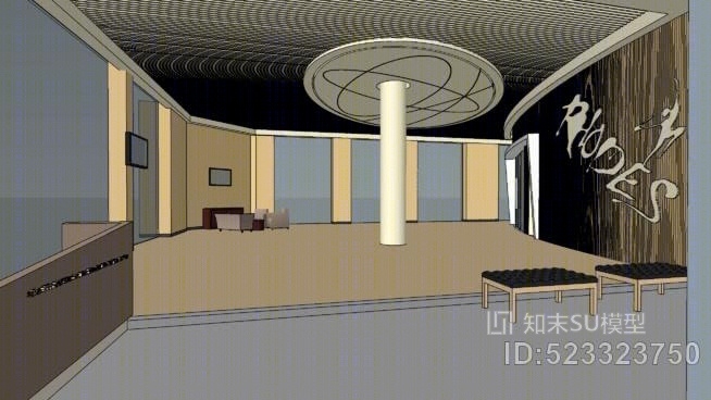 健身房SU模型下载【ID:523323750】