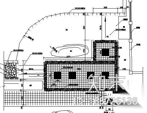 中学校园前广场园林景观工程施工图cad施工图下载【ID:165726138】