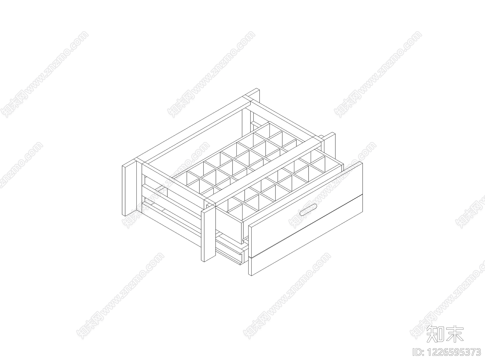 现代柜子CAD图纸