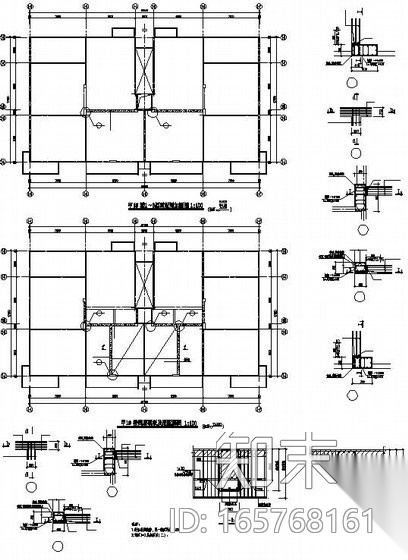 某工程剪力墙开洞后粘钢加固施工图施工图下载【ID:165768161】