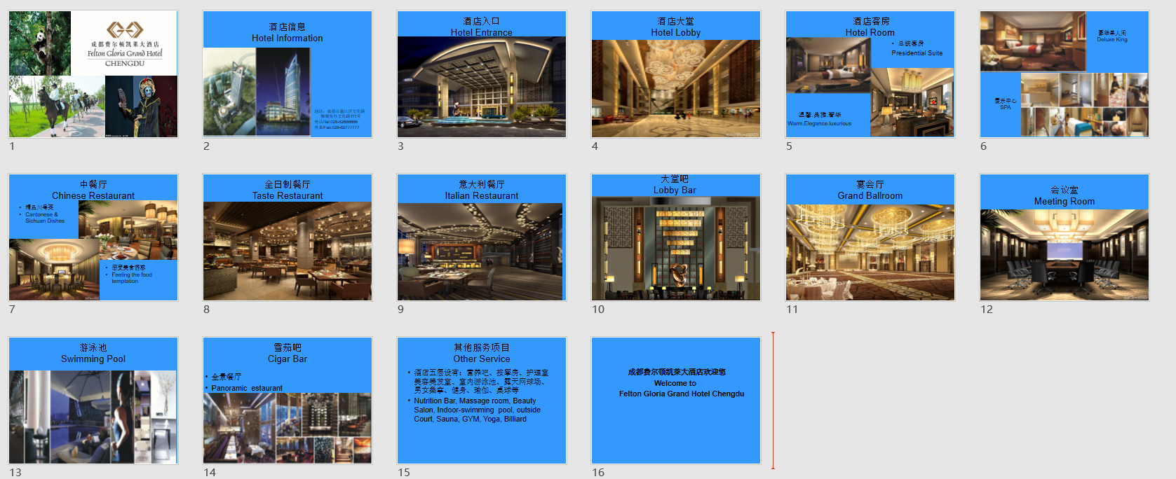 成都费尔顿凯莱酒店室内设计概念方案（16张）cad施工图下载【ID:161704153】