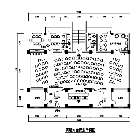 四套多层银行建筑施工图cad施工图下载【ID:149939100】