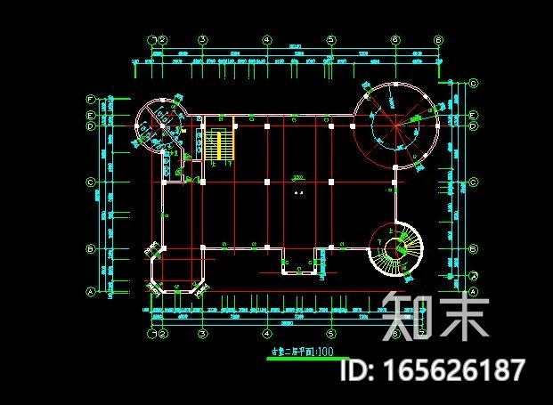 新中式风格古建筑施工图cad施工图下载【ID:165626187】