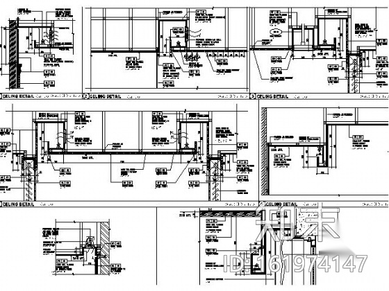 [杭州]五星级度假酒店客房施工图cad施工图下载【ID:161974147】