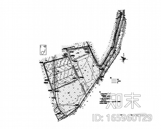 某生活垃圾填埋场设计图cad施工图下载【ID:165960129】