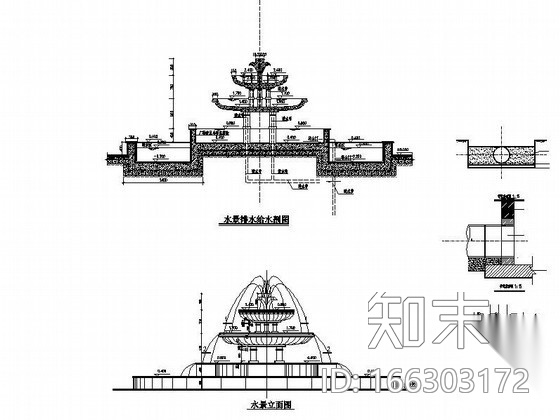 [临安]某办公环境景观施工图设计cad施工图下载【ID:166303172】