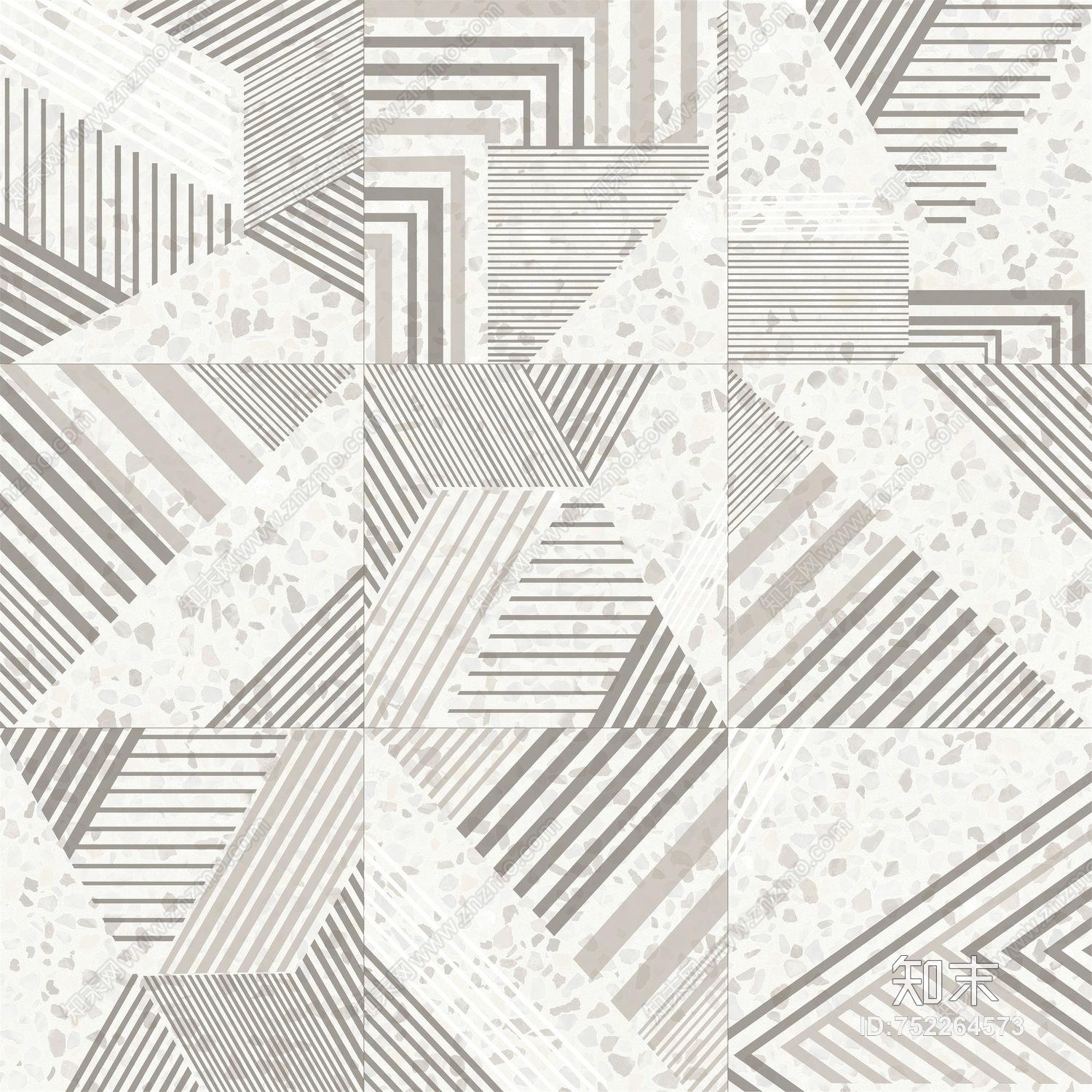 拼花小花砖复古贴图下载【ID:752264573】