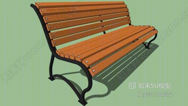 长凳SU模型下载【ID:631104872】