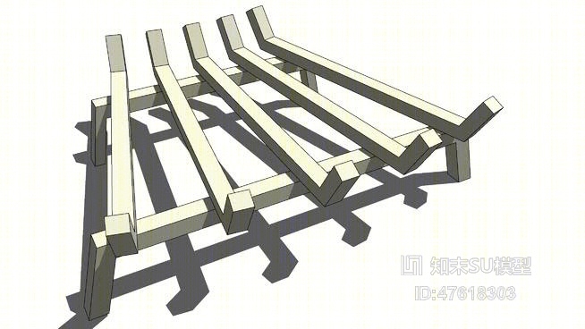 花架SU模型下载【ID:47618303】