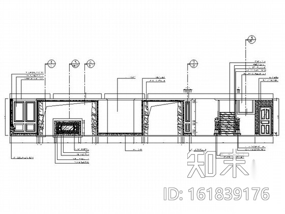 [重庆]高档豪华欧式风格酒店式别墅室内装修施工图（含...cad施工图下载【ID:161839176】