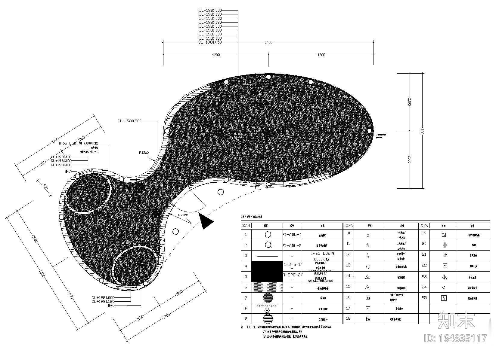 [云南]板栗林F1户型树屋体验住宅施工图cad施工图下载【ID:164835117】